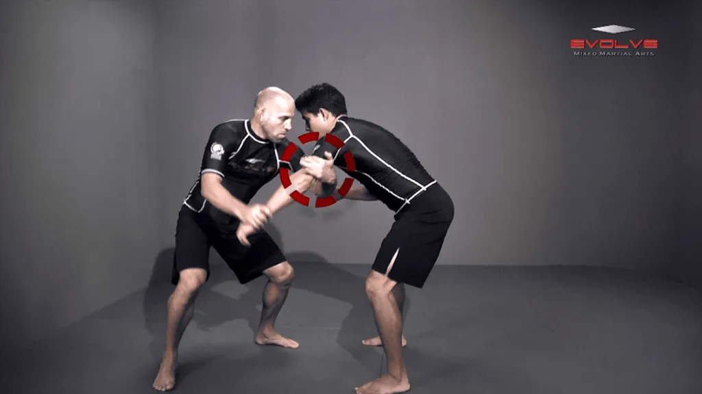arm drag to double leg takedown