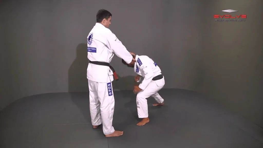 defense against two handed front