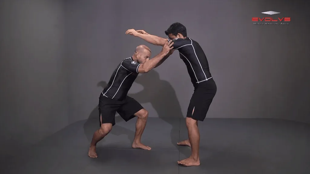 double leg basic setup elbow pop