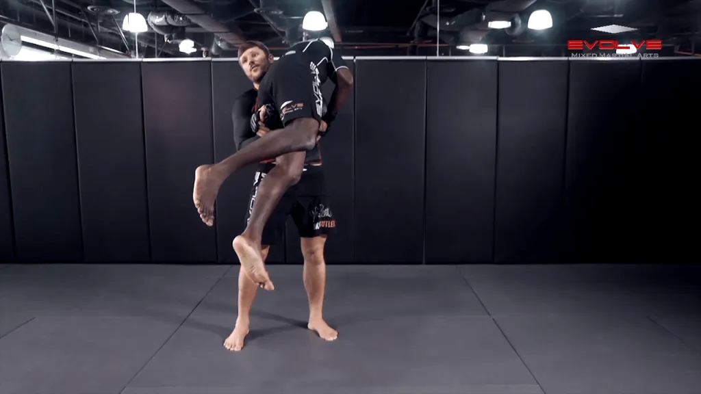 head outside single leg takedown