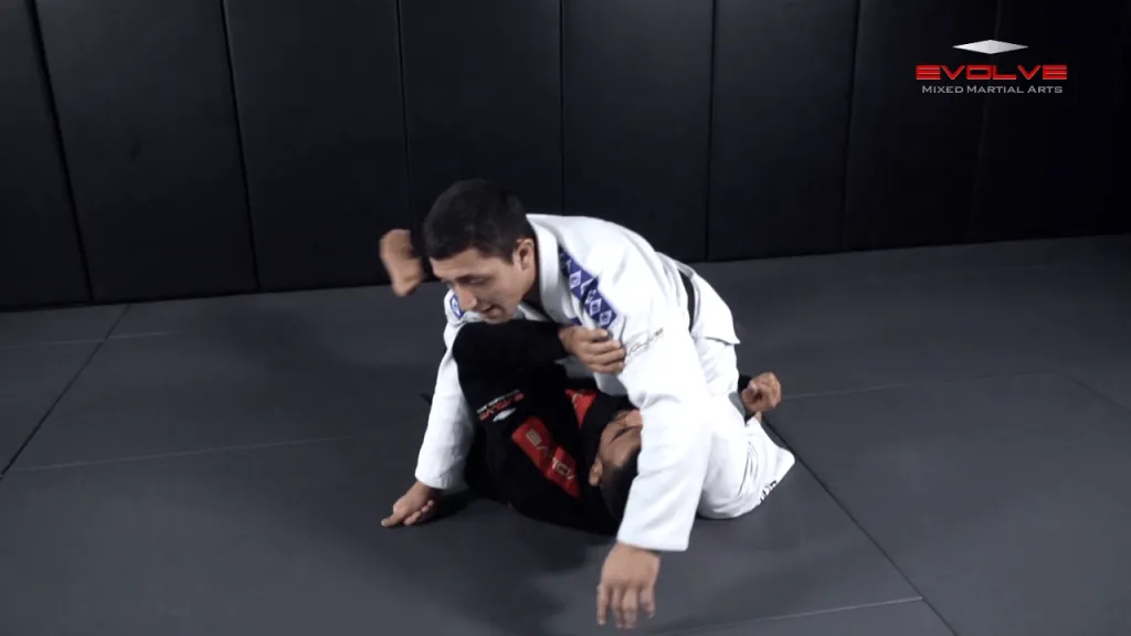 kimura from half guard variation