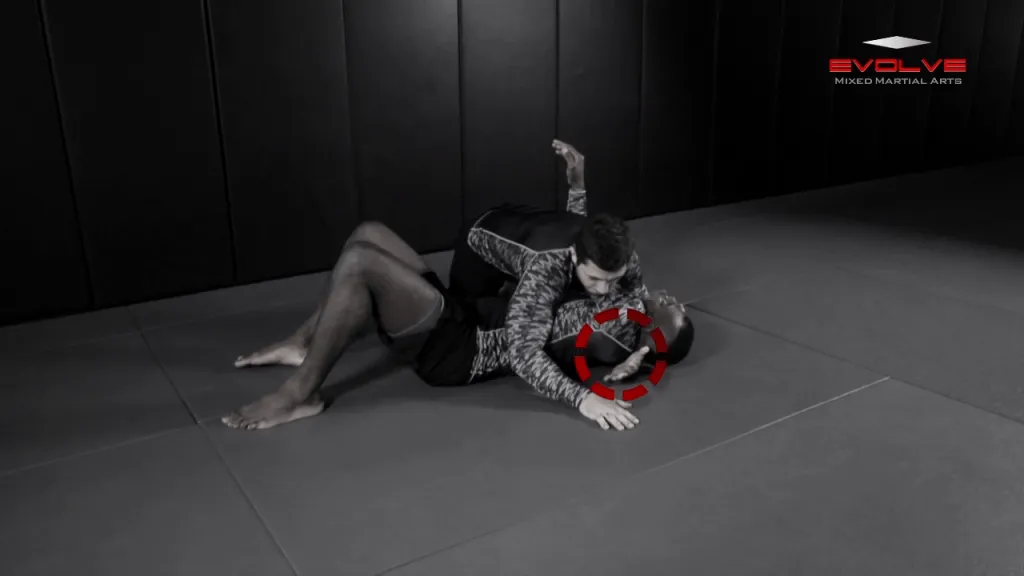 side control to mount transition