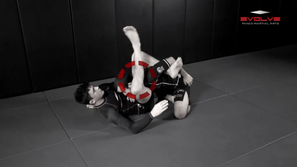triangle choke from guard 00022