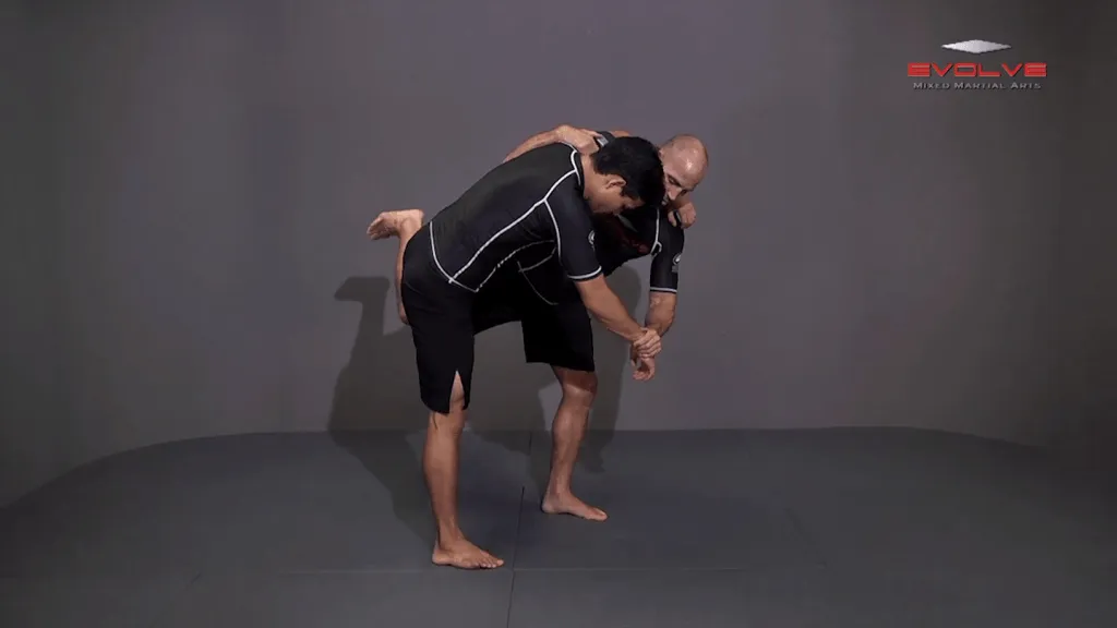 underhook position to an ankle p