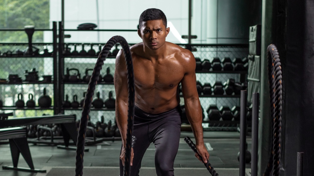 Amir battle ropes