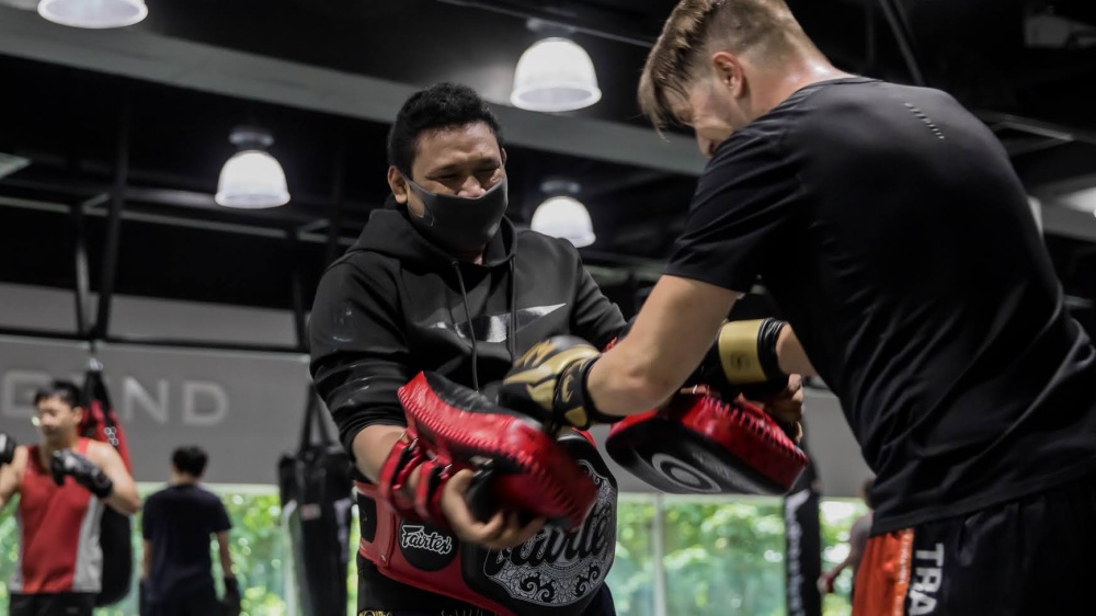 muay thai class respect coach trainer