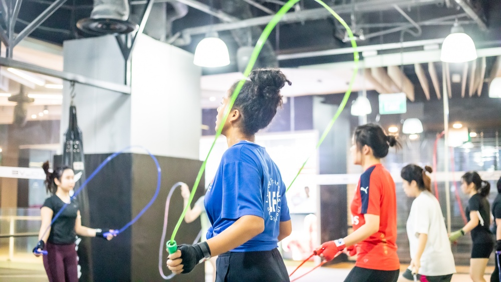 muay thai class skipping